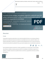 Revista LANCET - Escenarios de Fertilidad, Mortalidad, Migración y Población para 195 Países y Territorios de 2017 A 2100 - 14JUL2020