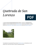 Quebrada de San Lorenzo - Wikipedia, La Enciclopedia Libre