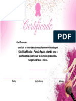 Certificado Automaquiagem