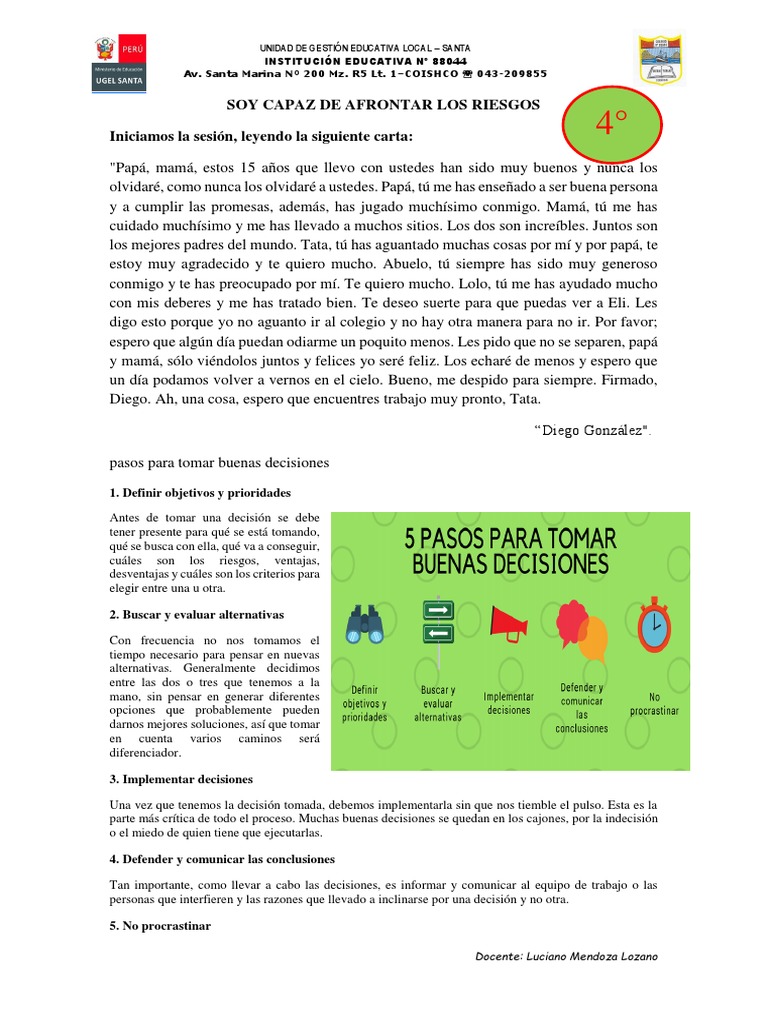 Estrategias para Tomar Decisiones Efectivas | PDF | Toma de decisiones