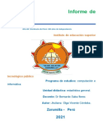 Informe de Estadística: Zarumilla - Perú