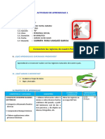 Sesion de Aprendizaje Jueves 14 de Julio