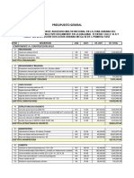 Presupuesto Auditorio 237.500.000