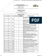 Planejamento de Aula - GEOMETRIA ANALÍTICA (BR) CP41C-CP14 (BR) Professor (A) Diego Vieira Trindade