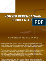 Konsep Perencanaan Pembelajaran