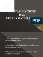 Sanitasi, Hygiene Dan K3 - 1