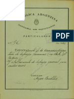 1936 - Pedido Comité de La Asociación Argentina de Sufragio Femenino
