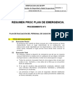 P-pr-03.. - Procd. Plan Manejo de Emergencias Resumen