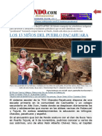 Los 13 Niños Del Pueblo Pacahuara