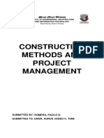 Construction Methods and Project Management: Saint Mary's University