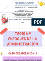 Teorías de la Administración en una organización