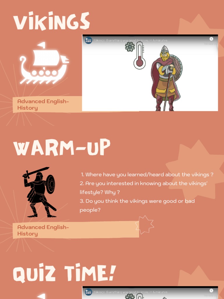 Vikings: Advanced English-History | PDF | Vikings | Viking Age