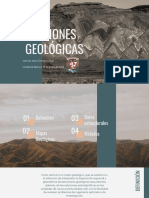 Secciones Geologicas