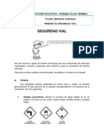 Taller Ciencias Sociales Periodo Ii Seguridad Vial