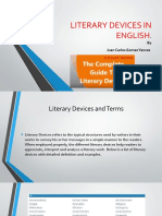 Literary Devices in English: by Juan Carlos Gomez Yances