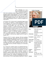 Julian Assange - 2022 Wikipedia Page