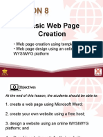 L8 Basic Webpage Creation