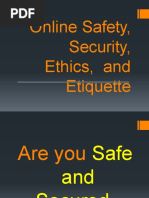 Online Safety, Security, Ethics, and Etiquette