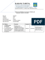 Form Penggunaan Dana Stimulan Maret