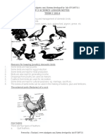 P.5 Science Lesson Notes TERM I 2014 Poultry Keeping: Domestic Birds Chicken, Turkey, Duck