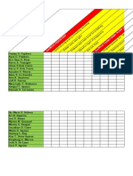 Progress Chart Template