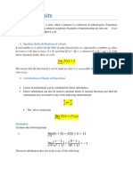 Topic 1: Limits: 1. Epsilon-Delta Definition of A Limit