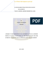 Incorporating Sustainability Practices Into Facility Management A Study of IFM Ghana Limited, Airport Residential Area