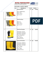 List Katalog Fire Safety (Sepatu)