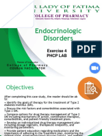 Endocrinologic Disorders: College of Pharmacy