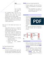 Reviewer For General Biology (Mitosis, Meiosis, Etc.) : Grade 11 STEM