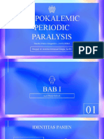 Presentasi Kasus - Hypokalemic Periodic Paralysis - Timothy Pravin Dongardive - 01073200085
