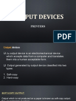 Essential Guide to Output Devices and Printer Types