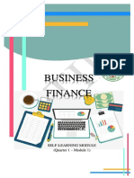 Module 1 Business Finance