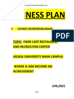 Business Plan Entreprenure Assinment