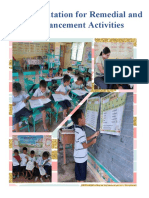 Documentation For Remedial and Enhancement Activities