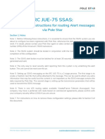 JRC Jue-75 Ssas:: Configuration Instructions For Routing Alert Messages Via Pole Star