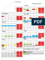 Calendario Coloreado 21-22