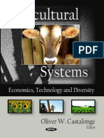 Agricultural Systems - Economics, Technology and Diversity - Oliver W Castalonge