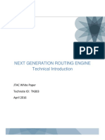 Next Generation Routing Engine Technical Introduction: JTAC White Paper Technote ID: TN303 April 2016