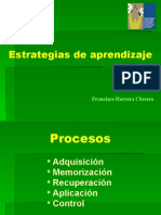 Tema 4. Estrategias de Apredizaje. Profesor Francisco Herrera Clavero.