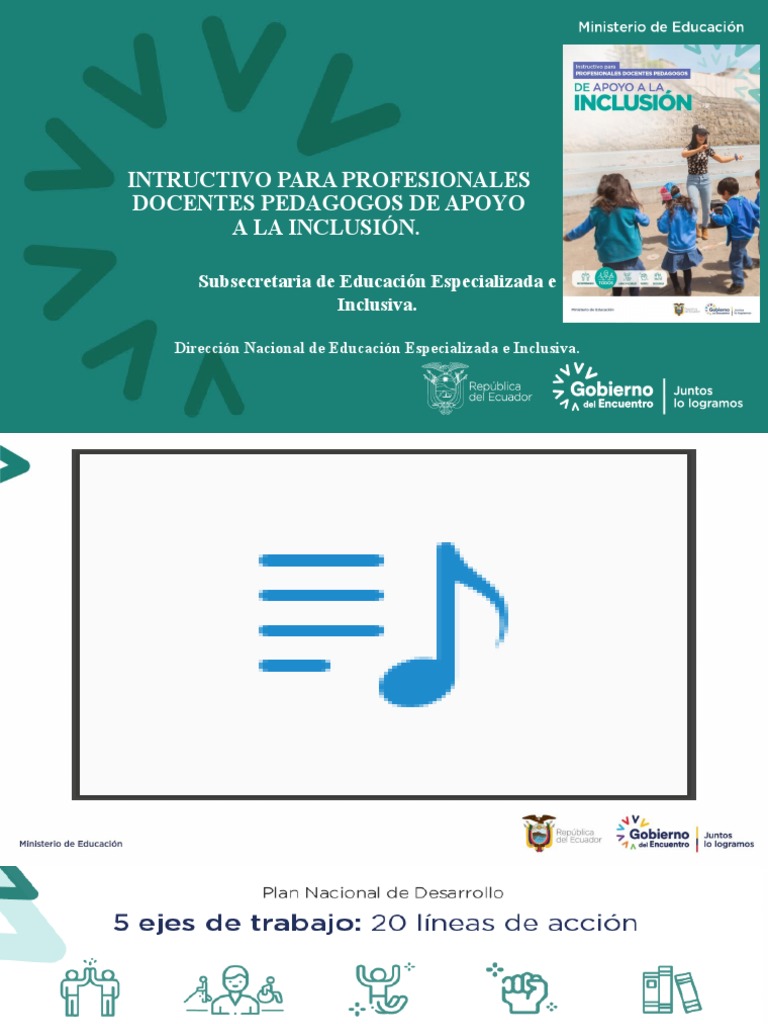 Instructivo para Docentes de Inclusión | PDF | Inclusión (Educación ...