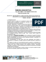 Memoria Descriptiva Del Adicional