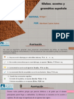 Silabas Acentos y Gramatica Española PDF