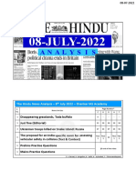 The Hindu News Analysis – 8th July 2022 – Shankar IAS Academy