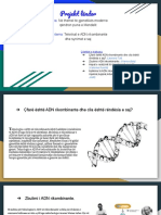 Projekt Lëndor Tema: Në Themel Të Gjenetikës Moderne Qëndron Puna e Mendelit Nëntema: Teknikat e ADN Rikombinante Dhe Synimet e Saj