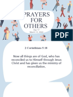Prayers FOR Others: Day 17 March 12, 2022