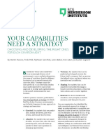 BCG - Your Capabilities Need A Strategy - Mar 2019
