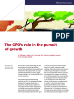 The CFOs Role in The Pursuit of Growth