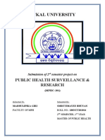 Utkal University: Public Health Surveillance & Research