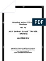 Are 01 Adult Sabbath School Teacher